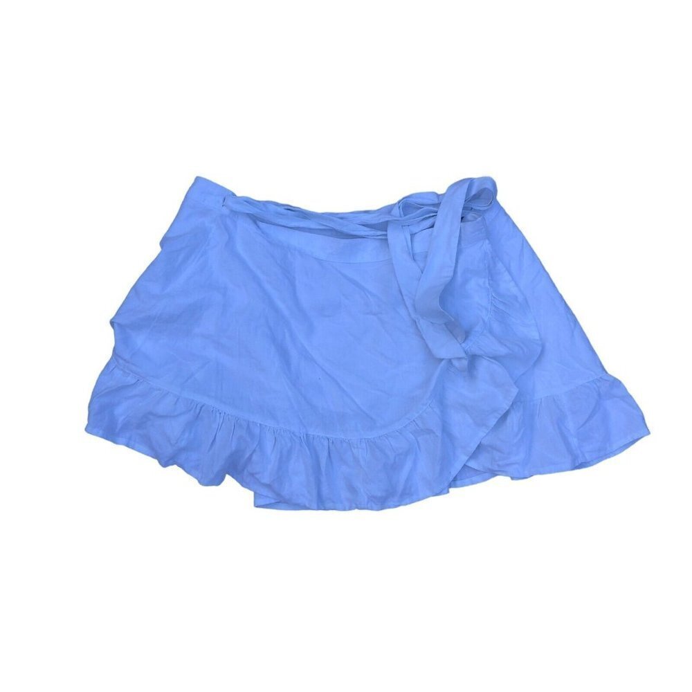 AERIE Wrap Skirt Women's XL White Loose Summer Knee Length​​​​